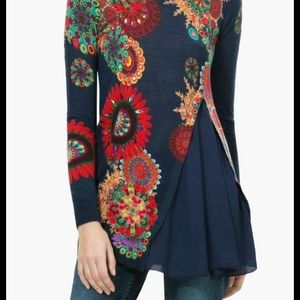 Desigual lightweight sweater turtleneck
